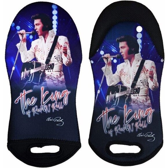 Elvis Presley Other - New Oven Mitt Singing Elvis Presley Kitchen The King of Rock N Roll Jumpsuit NIP